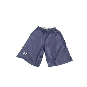 Under Armour Men's Small Loose Fit Basketball Shorts Navy